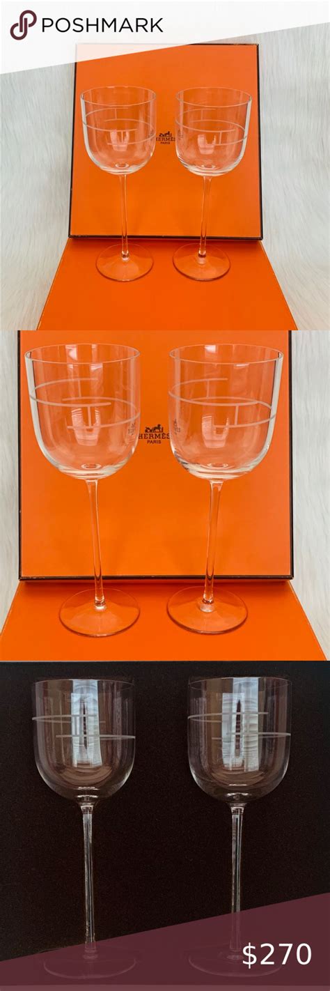 hermes crystal glasses.